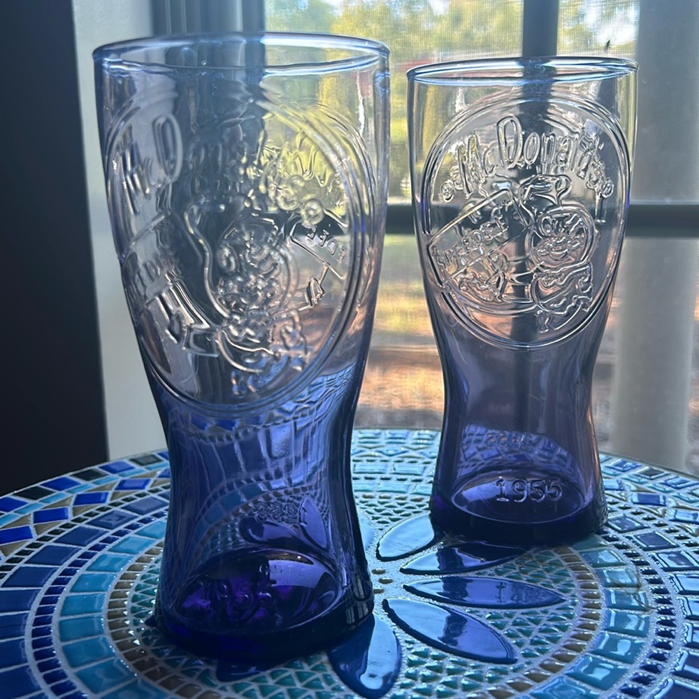 McDonald’s 1955 Vintage Purple Speedee Glass